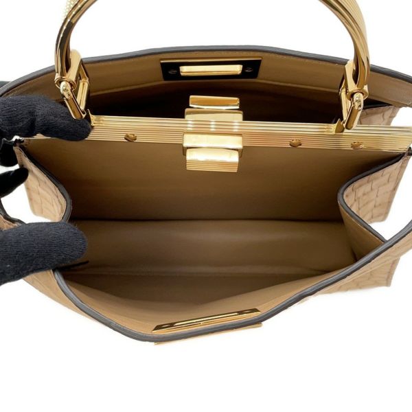 フェンディ ハンドバッグ ピーカブー アイシーユー ISEEU スモール クロコダイル 8BN327 2way