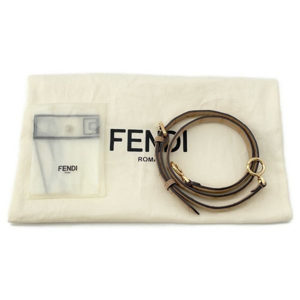 フェンディ ハンドバッグ ピーカブー アイシーユー ISEEU スモール クロコダイル 8BN327 2way