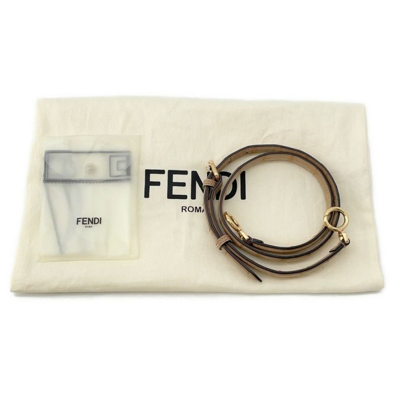 フェンディ ハンドバッグ ピーカブー アイシーユー ISEEU スモール クロコダイル 8BN327 2way