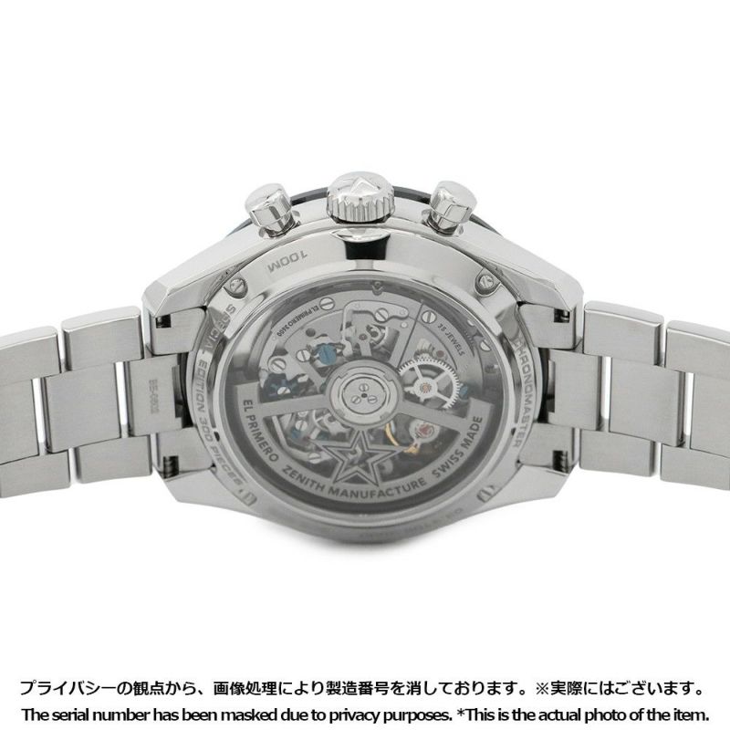 ゼニス クロノマスター スポーツ ヨシダ スペシャル 300本限定 03.3106.3600/55.M3100 アイスブルー文字盤