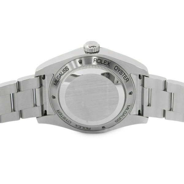 ロレックス ミルガウス 116400GV ROLEX 腕時計 Zブルー文字盤