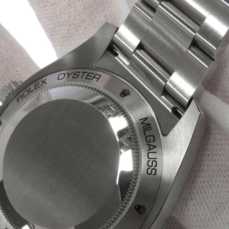 ロレックス ミルガウス 116400GV ROLEX 腕時計 Zブルー文字盤