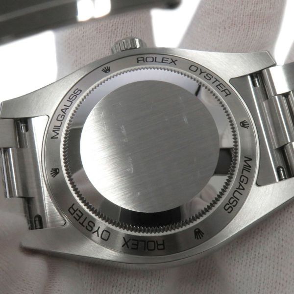 ロレックス ミルガウス 116400GV ROLEX 腕時計 Zブルー文字盤
