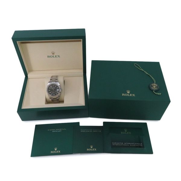 ロレックス デイトジャスト41 SS/K18WG 126334 ROLEX 腕時計 スレート文字盤