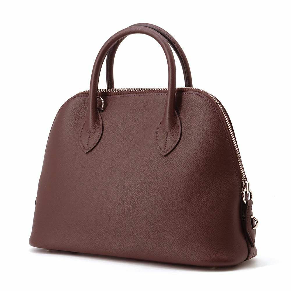 エルメス ボリード1923 25 ヴェルソ ルージュセリエ/フランボワーズ/シルバー金具 エバーカラー Z刻印 2wayショルダー