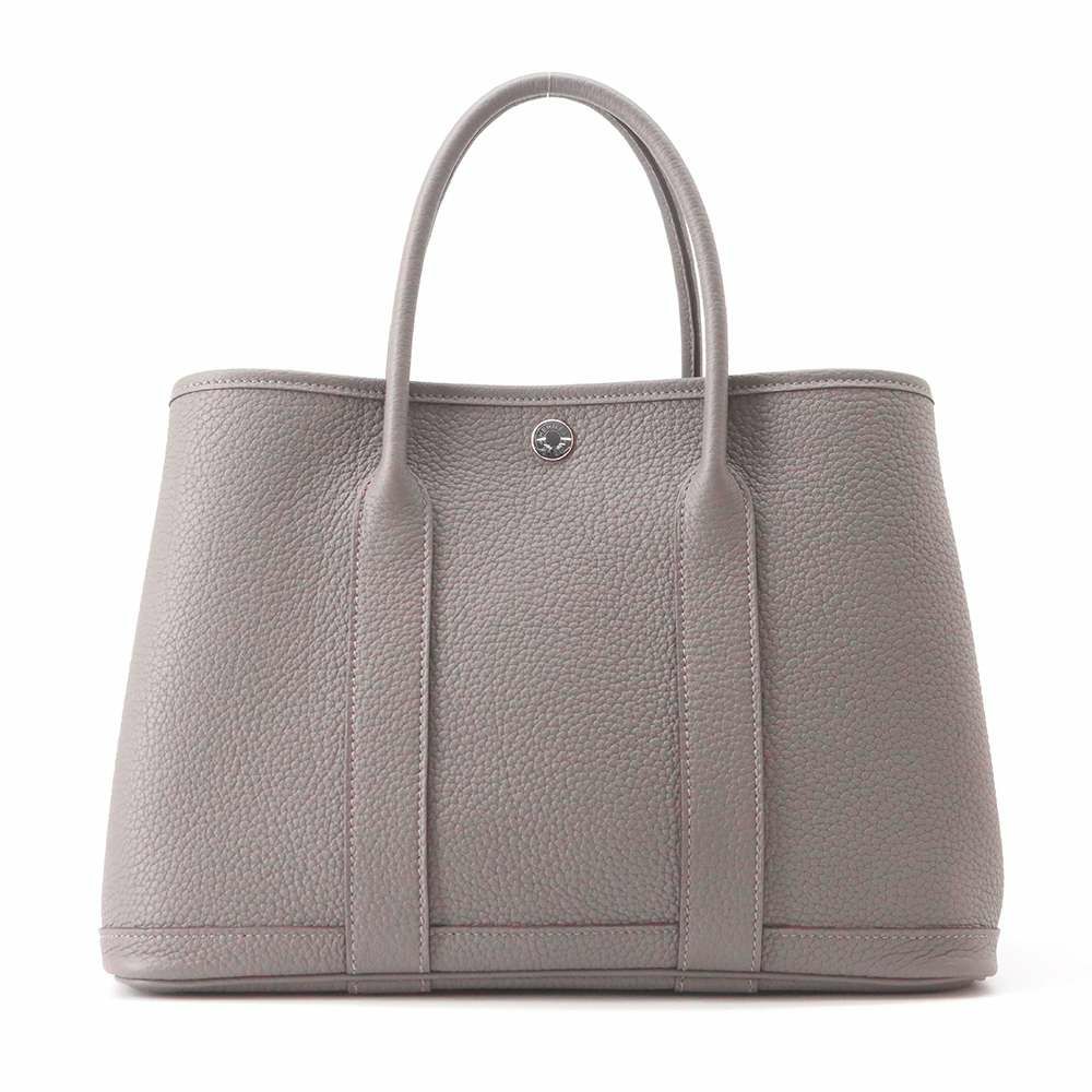エルメス トートバッグ ガーデンパーティTPM グリメイヤー/シルバー金具 ネゴンダ W刻印