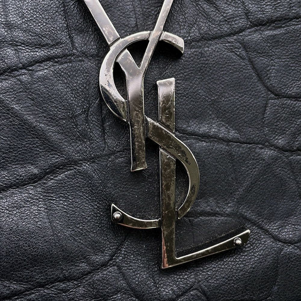 サンローランパリ ショルダーバッグ ウェストハリウッド 型押しレザー 574106 SAINT LAURENT PARIS ブラック 黒