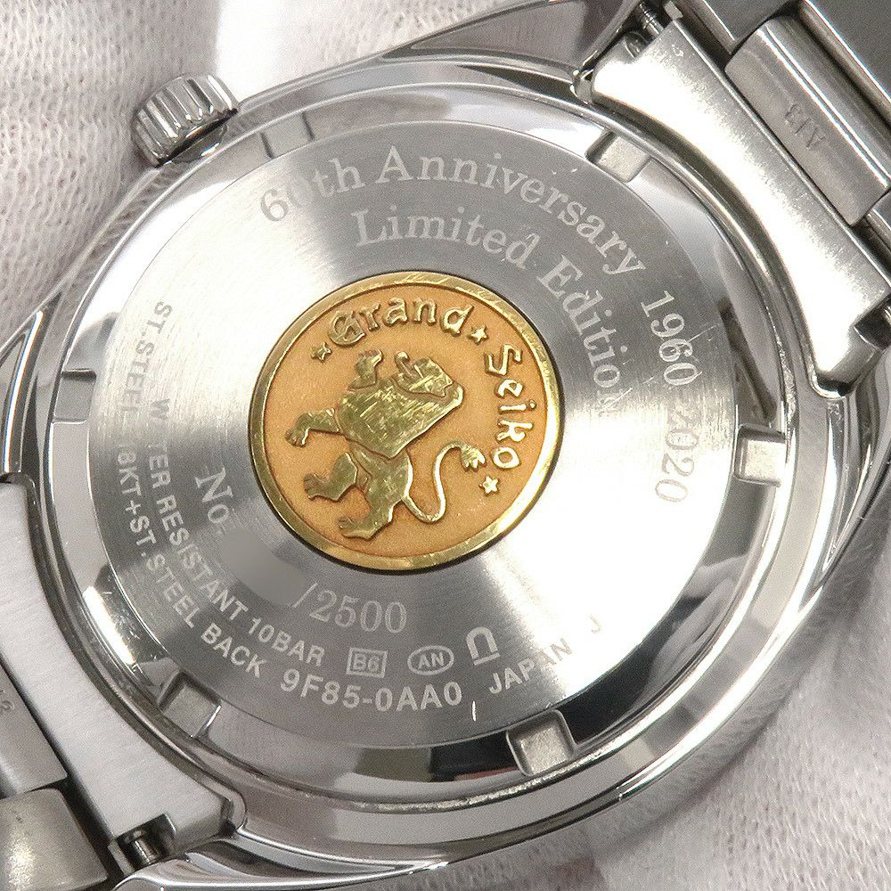 セイコー グランドセイコー ヘリテージコレクション 60周年記念 SBGP007 SEIKO 腕時計 ブルー文字盤
