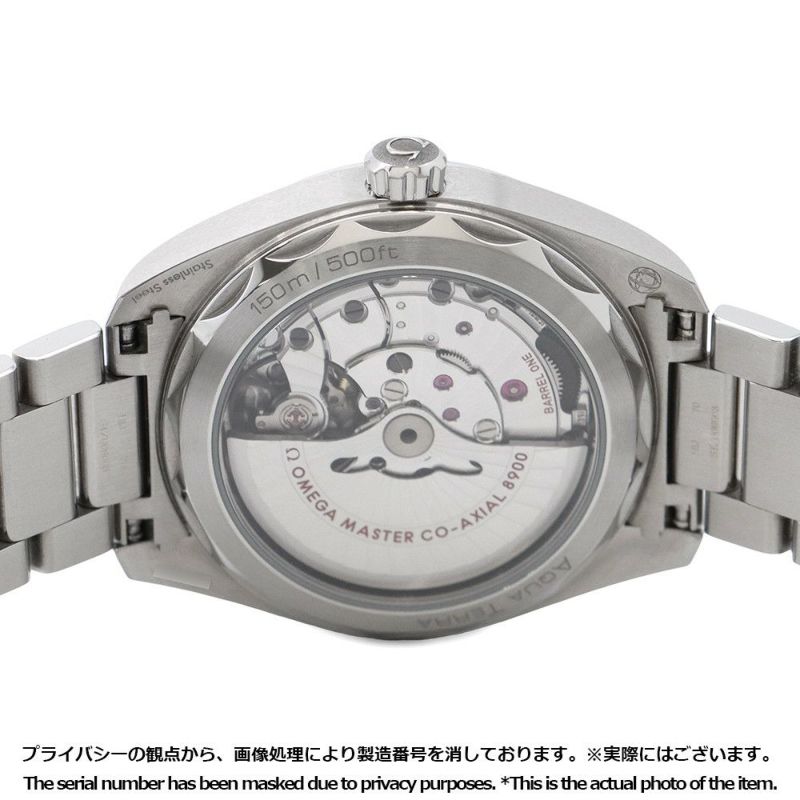 オメガ シーマスター アクアテラ 150M コーアクシャル マスタークロノメーター 220.10.41.21.03.004 腕時計 ブルー文字盤