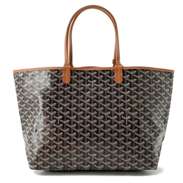 Goyard 黒　レザー サンルイ　ポーチ ゴヤール トートバッグ サンルイPM PVC レザー