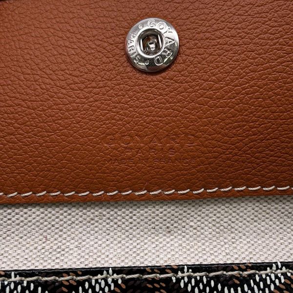Goyard 黒　レザー サンルイ　ポーチ ゴヤール トートバッグ サンルイPM PVC レザー