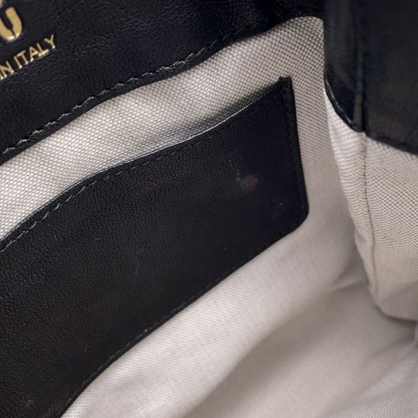 ミュウミュウ ショルダーバッグ ミニ ナッパレザー 5NF460 Miu Miu バッグ 黒