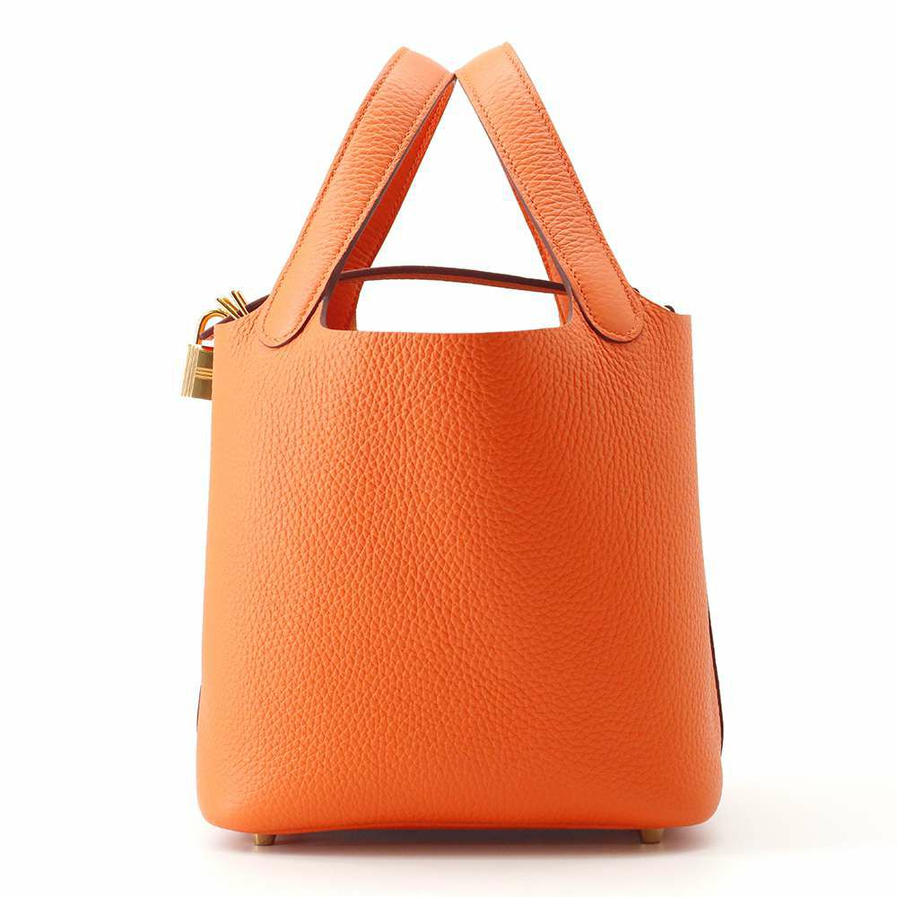 エルメス ハンドバッグ ピコタンロックPM フー/ゴールド金具 トリヨンクレマンス B刻印