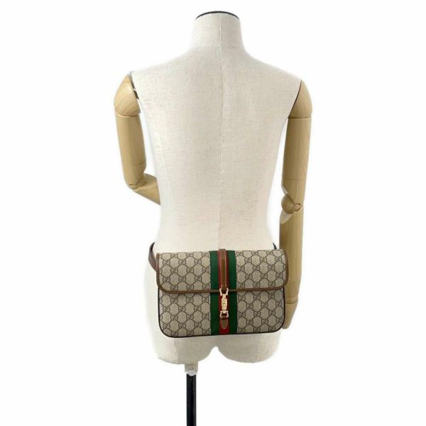 グッチ ボディバッグ ジャッキー 1961 GGスプリームキャンバス 699930 GUCCI ベルトバッグ ウエストバッグ