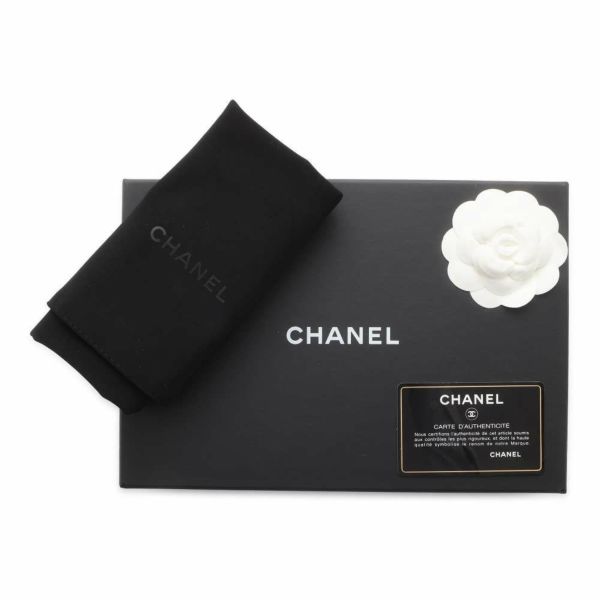 シャネル チェーンウォレット マトラッセ ココマーク ラムスキン AP0674 CHANEL 財布 黒