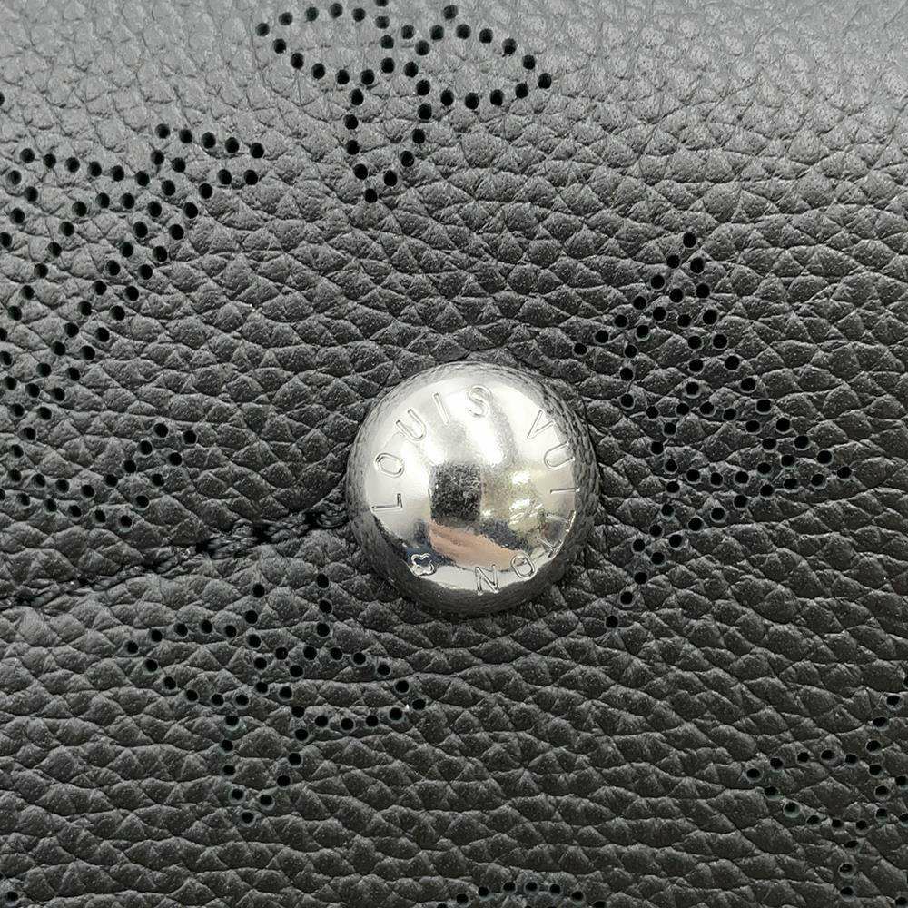 ルイヴィトン ハンドバッグ モノグラム・マヒナ ベラ M57070 LOUIS VUITTON 2wayショルダーバッグ 巾着バッグ 黒 ブラック