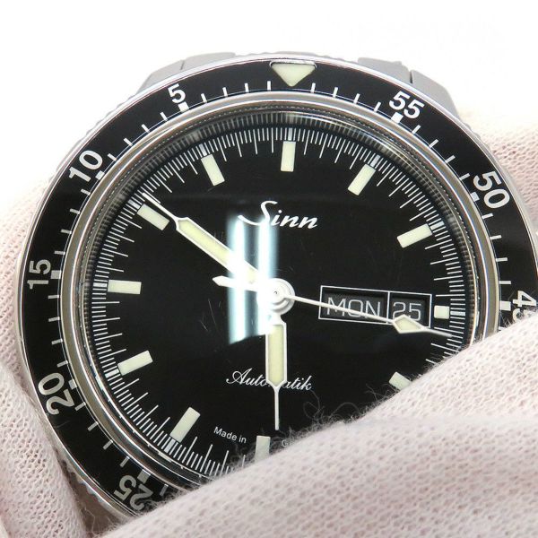 ジン 104 104.ST.SA Sinn 腕時計 黒文字盤