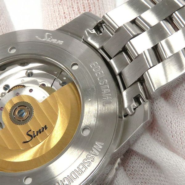 ジン 104 104.ST.SA Sinn 腕時計 黒文字盤