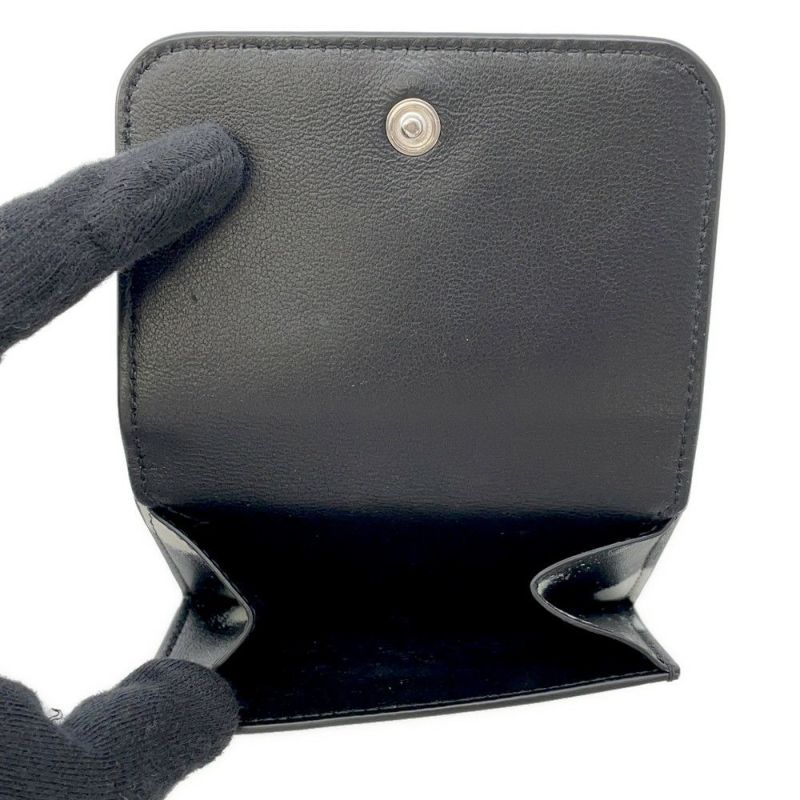 バレンシアガ 三つ折り財布 ドット キャッシュ ミニ ウォレット 593813 BALENCIAGA 黒 ブラック