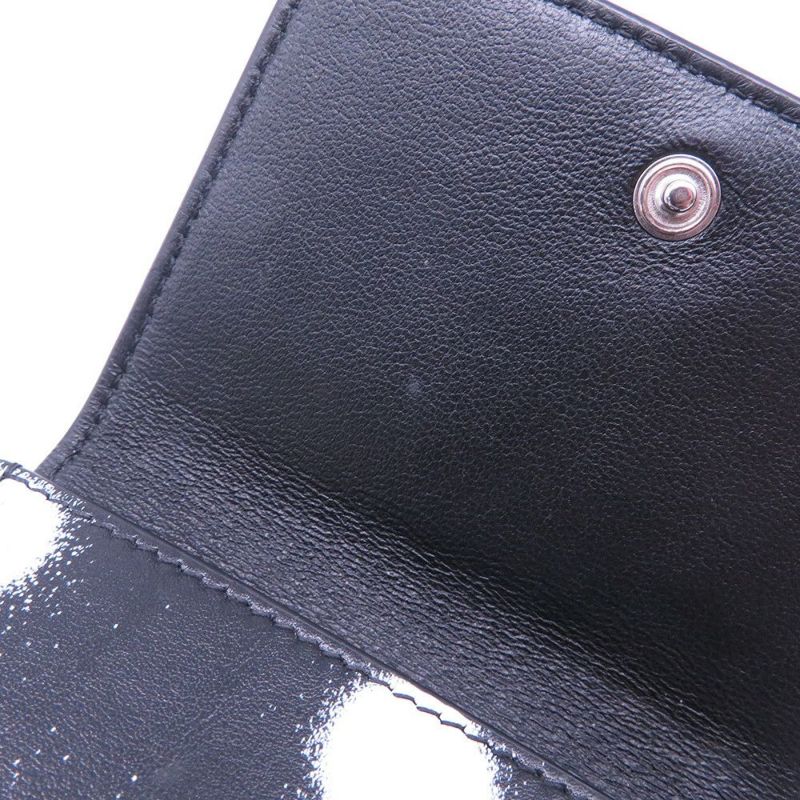 バレンシアガ 三つ折り財布 ドット キャッシュ ミニ ウォレット 593813 BALENCIAGA 黒 ブラック