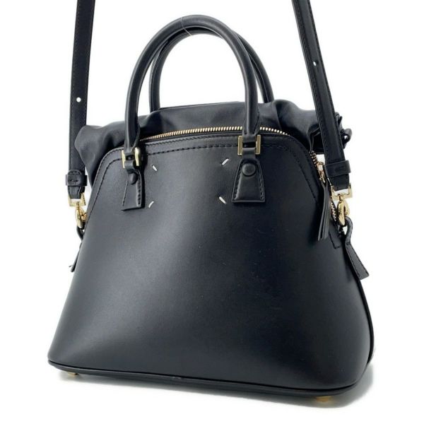 メゾンマルジェラ ハンドバッグ 5AC ミニ レザー S56WG0082 Maison Margiela 2wayショルダー 黒