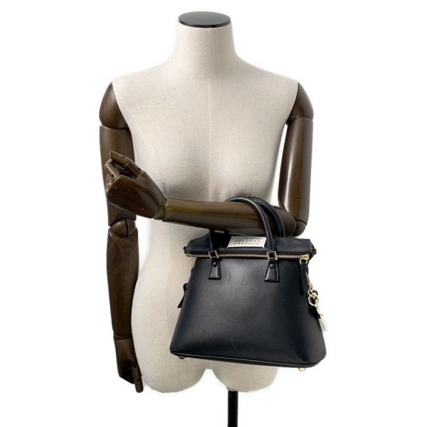 メゾンマルジェラ ハンドバッグ 5AC ミニ レザー S56WG0082 Maison Margiela 2wayショルダー 黒