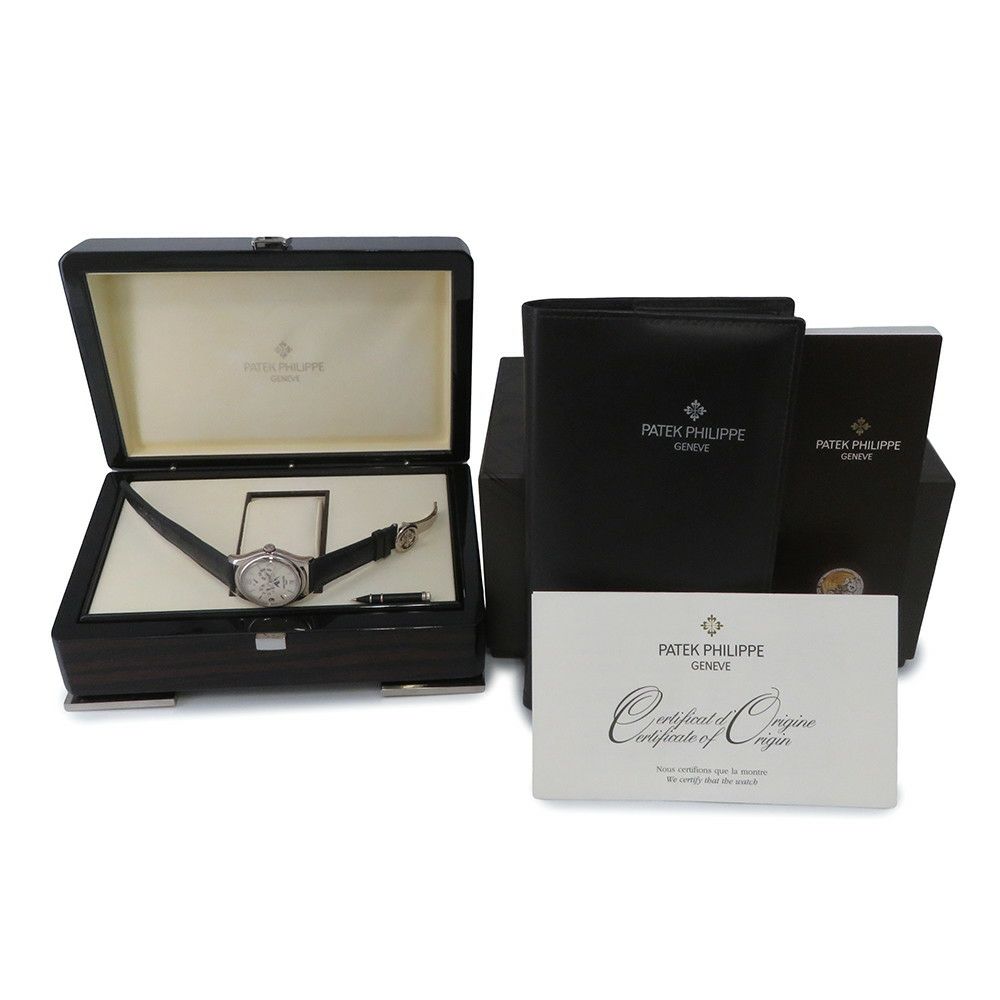 パテックフィリップ コンプリケーション アニュアルカレンダー ムーンフェイズ PATEK PHILIPPE アイボリー文字盤