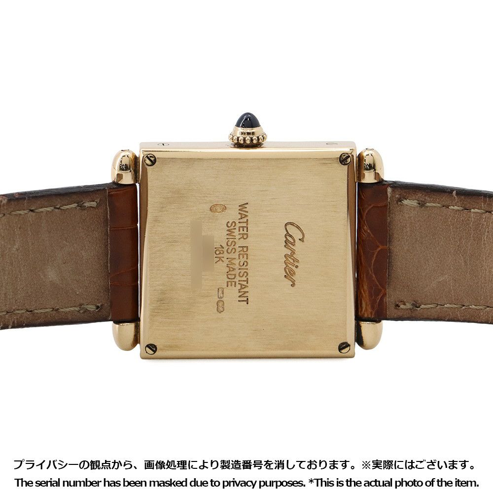 カルティエ タンク オビュ W1512256 Cartier 腕時計 シルバー文字盤