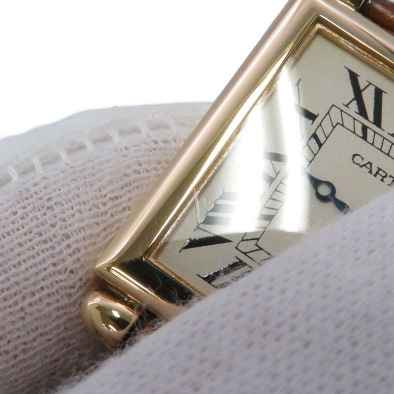 カルティエ タンク オビュ W1512256 Cartier 腕時計 シルバー文字盤