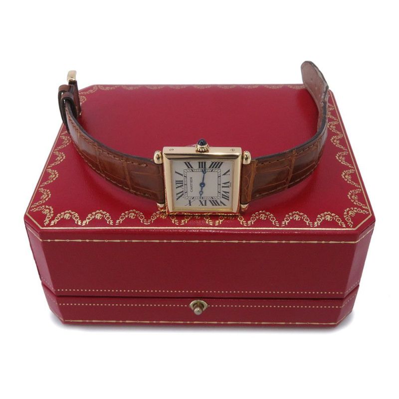 カルティエ タンク オビュ W1512256 Cartier 腕時計 シルバー文字盤