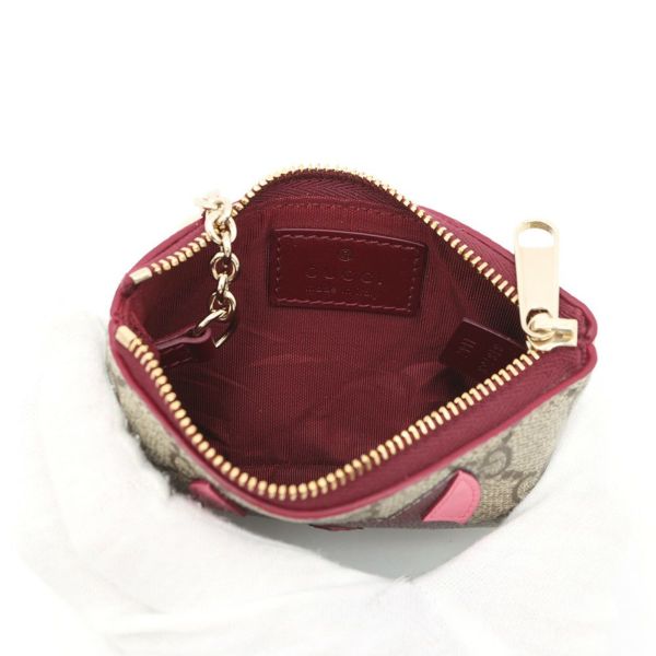 グッチ キーケース キャットディテール GG PVC 818768 GUCCI コインケース