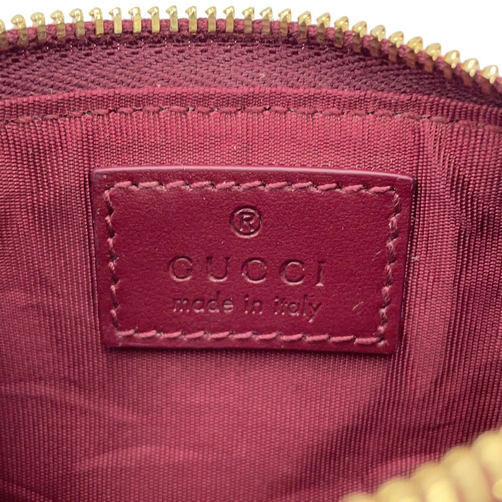 グッチ キーケース キャットディテール GG PVC 818768 GUCCI コインケース