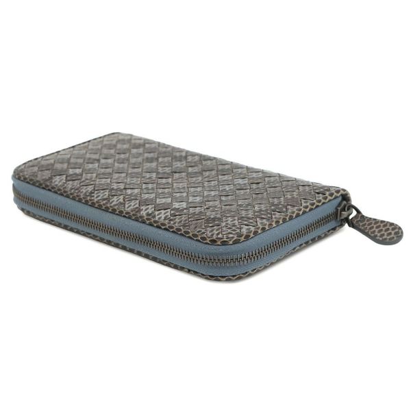 ☆希少カラー☆ BOTTEGA VENETA 長財布　パイソン　ラウンドジップ 質屋の楠本商店 / ボッテガヴェネタ ジップアラウンドウォレット