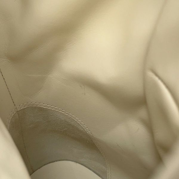 クリスチャン・ディオール ブーツ D-LEADER カナージュ ミドルブーツ レディースサイズ38 KDI733CQC 靴 白