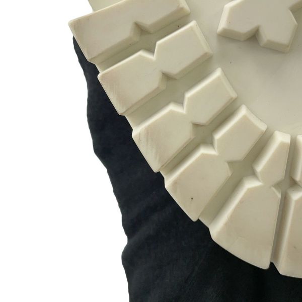 クリスチャン・ディオール ブーツ D-LEADER カナージュ ミドルブーツ レディースサイズ38 KDI733CQC 靴 白