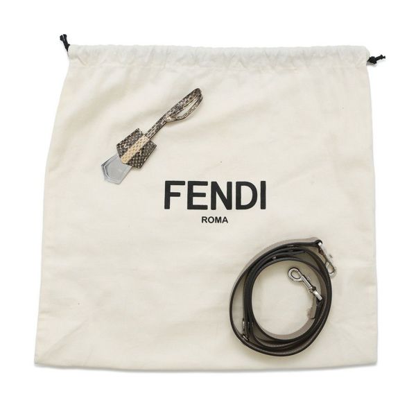 フェンディ ハンドバッグ バイザウェイ パイソン ミディアム 8BL124 FENDI 2wayショルダーバッグ