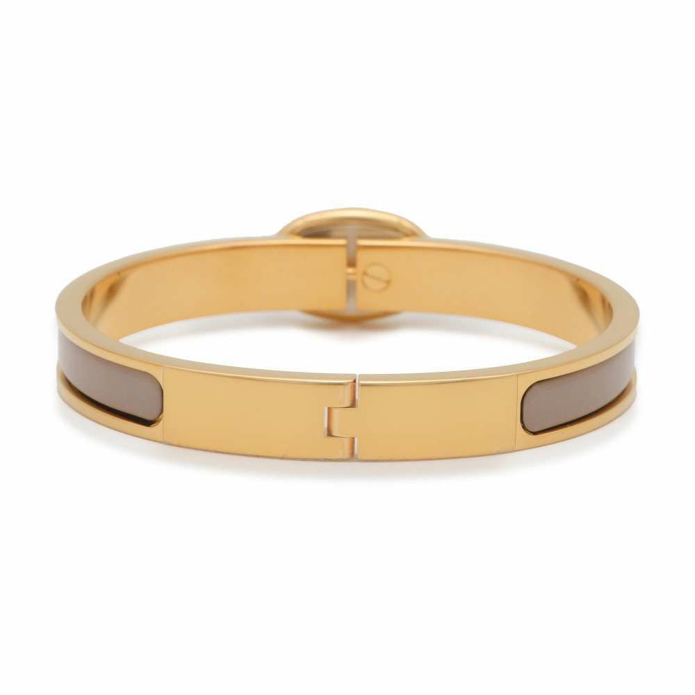 エルメス ブレスレット シェーヌダンクル ミニクリック PM マロングラッセ/ゴールド金具 HERMES