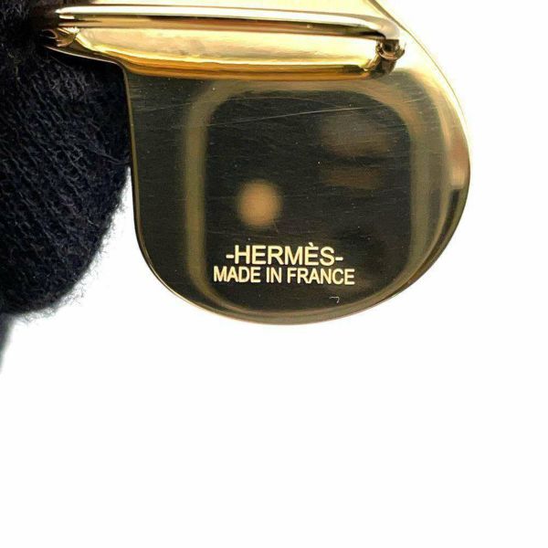 エルメス スカーフリング ア・シュヴァル A Cheval scarf ring スカーフ70用 HERMES スカーフリング 黒 2023秋冬