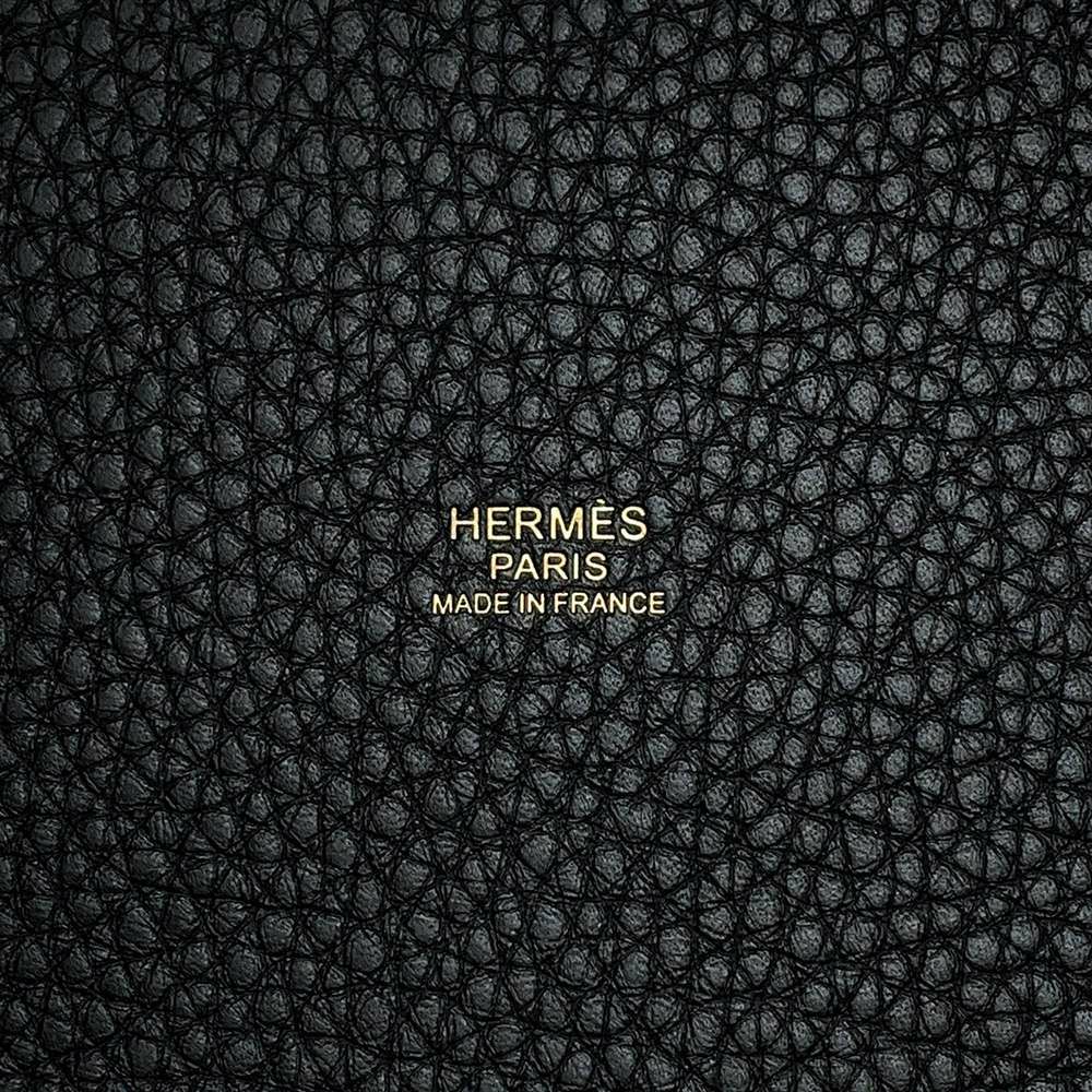エルメス ハンドバッグ ピコタンロックPM ブラック/ゴールド金具 トリヨンクレマンス W刻印 黒