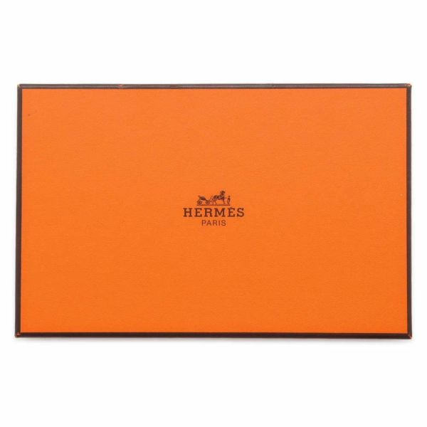 エルメス 長財布 オオサカ ブラック ボックスカーフ □E刻印 HERMES 財布 メンズ 黒