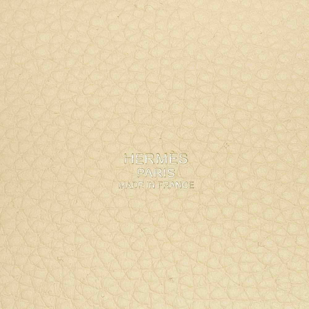 エルメス ハンドバッグ ピコタンロックPM カザック ライム/ナタ/シルバー金具 トリヨンクレマンス Y刻印