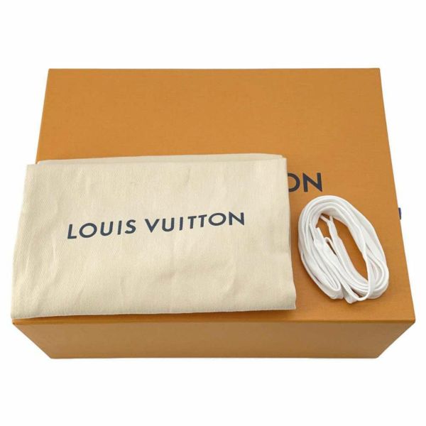 ルイヴィトン スニーカー ルクセンブルグ サモトラケライン レザー メンズサイズ8 1/2 1A9JDF LOUIS VUITTON 靴 白