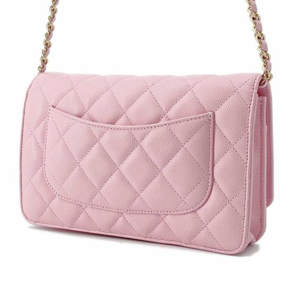 シャネル チェーンウォレット マトラッセ ココマーク キャビアスキン AP3971 CHANEL 財布