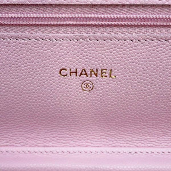 シャネル チェーンウォレット マトラッセ ココマーク キャビアスキン AP3971 CHANEL 財布