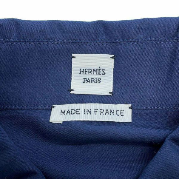 エルメス 長袖シャツ ジップアップ コットン レディースサイズ36 HERMES アパレル