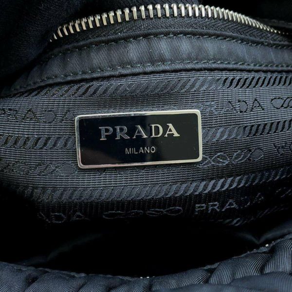 プラダ ハンドバッグ パデッド ナイロン 1BG373 PRADA 2wayショルダーバッグ 黒