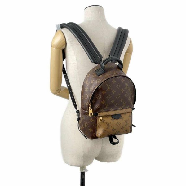 ルイヴィトン リュック モノグラム・リバース パームスプリングス バックパックPM M43116 LOUIS VUITTON ブラック 黒