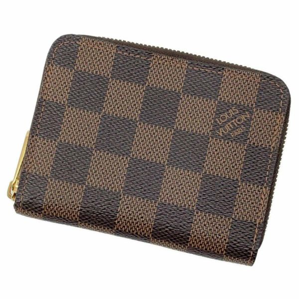 ルイヴィトン コインケース ダミエ・エベヌ ジッピー・コインパース N63070 LOUIS VUITTON 財布 小銭入れ