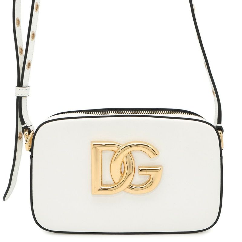ドルチェ&ガッバーナ ショルダーバッグ DGロゴ 3.5 レザー BB7095AW576 DOLCE&GABBANA 白