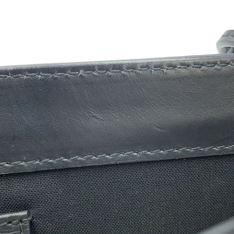 バレンシアガ ショルダーバッグ ネイビーポシェット キャンバス レザー 339937 BALENCIAGA 黒